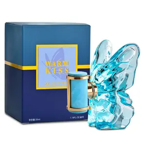 High-End Butterfly Perfume for Women, Angel's Enjoyment Blue Eau De Toilette 35ML, Long-Lasting Floral Scent, Daily Use, Dates, Commute