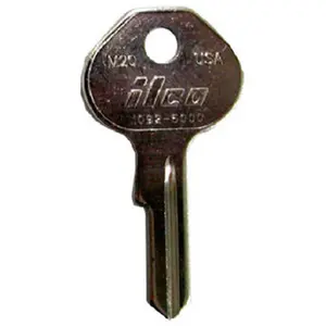 Kaba M17-1092C 0.25 x 3 in. Ilco Key Blank For Master Padlock- Pack Of 10