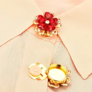 Luxury Button Set, Tailcoat Accessories, Sparkling Rhinestone Shirt Decoration, Sewing-Free Button Clip, DIY Fashion Supplies, Creative Gift
