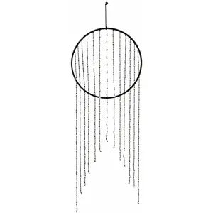 Malacampa Black Beaded Wall Hanging