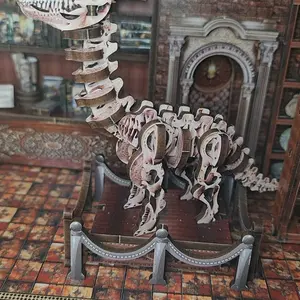 DIY Book Nook Kit, Miniature House Model Set, 3D Wooden Puzzle, Desktop Decoration, Birthday Gift, Christmas Present, Home Decor