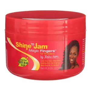 Ampro Shine N Jam Magic Fingers For Braiders 8 oz Gel Haircare