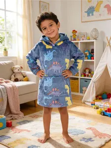 Boys' Colorful Dinosaur Hooded Pajamas Sleepwear Set, Long Sleeve Fitted Design, Comfortable & Warm, Perfect Halloween Gift for Ages 4-7