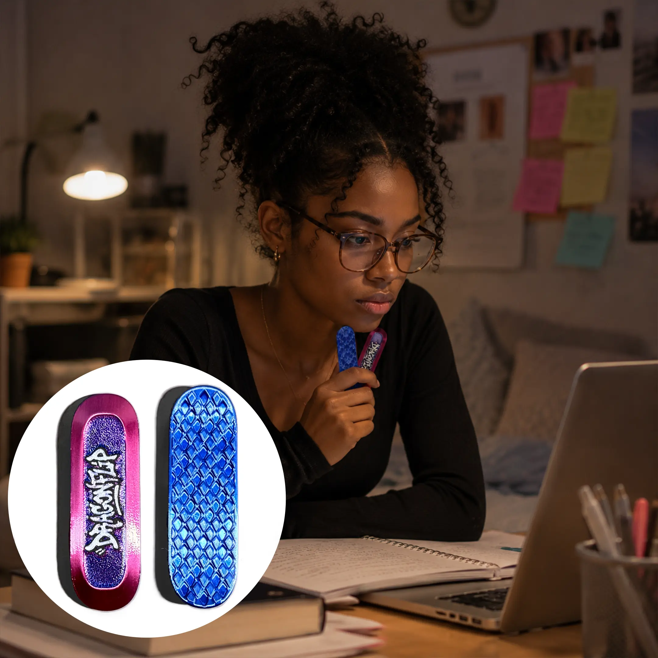 Layerform Studio Dragon Scale Magnetic Finger Fidget, EDC Stress-Relief Desk Item, Satisfying Tactile Play for Anxiety Relief & Focus, Trending Must-Have for Kids & Adults