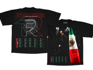 MEXICAN FLAG - BLACK S/S TEE tshirt Top Menswear