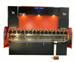 TP10S System Sheet Metal Folder 125T 3.2meter Hydraulic Torsion Bending Machine Automatic Press Brake 2Axis