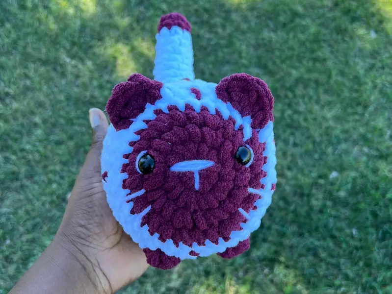 Amigurumi Crochet Cat, Cute Crochet, Cat Crochet, Cute Loaf Cat plush (Handmade goods will be made by hand so the production time will be a little longer)