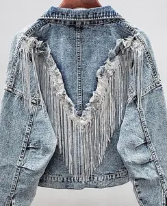 Fringed Denim Jacket
