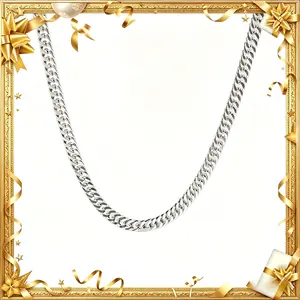 Bar necklace, chain length 60 cm; glossy polished flat bar design; flexible and resists tangling/deformation; skin-friendly material for comfortable wear; versatile for dresses and sweaters for everyday outfits; modern minimalist stacking accessory for da