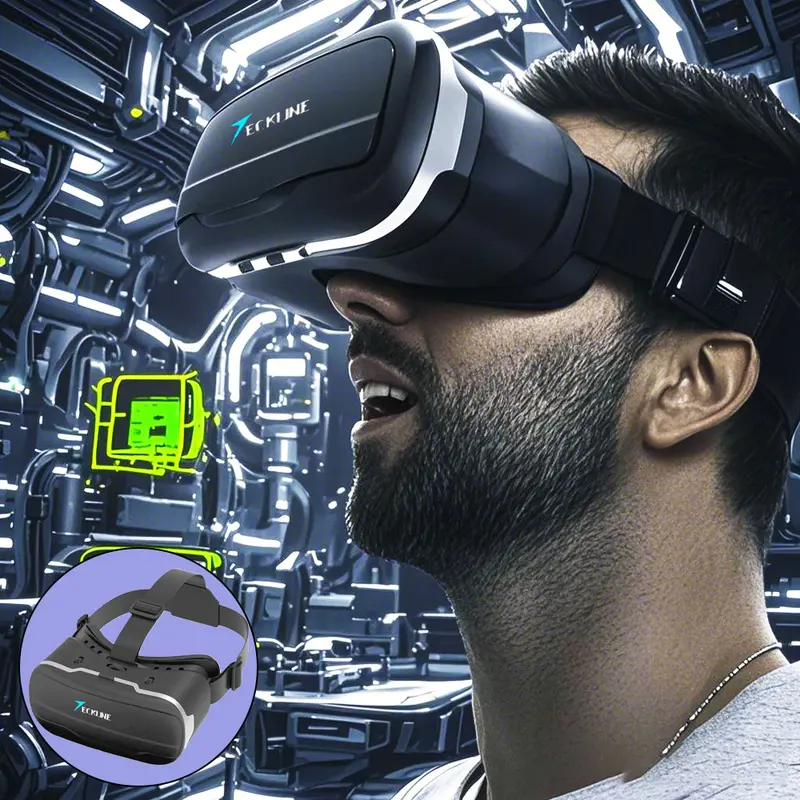 The upgraded version of VR glasses, the all-in-one headset intelligent 3D virtual reality glasses, Metaverse & Stream Gaming, bring you an immersive experience of three-dimensional space and enjoy different happiness