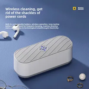 Ultrasonic Glasses Cleaner Home Automatic Jewelry Braces Contact Lens Cleaning Wizard
