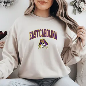 East Carolina Sweatshirt, Carolina Sweatshirt, Carolina Hoodie, Graduation Gift, College Crewneck, Carolina Fan Shirt, University Sweater, Gift For Women, Men