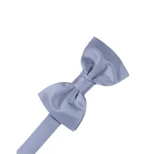 Periwinkle Luxury Satin Bow Tie