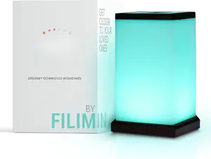 by Filimin Modern -   s  Touch  LED Light for Long-Distance, Connection, Relationship, , Gifts, Love, 200+ Colors, App Setup - Single