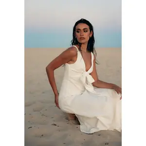 Archer Midi Dress - White