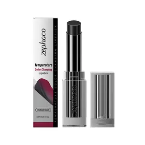 3g Obsidian Temperature-Sensitive Lipstick, Gentle Moisturizing, Hydrating, Reduces Fine Lines, Nourishes Soft Lips, Lip Care Products