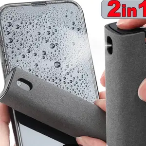2 in 1 Microfiber Screen Cleaner Plastic