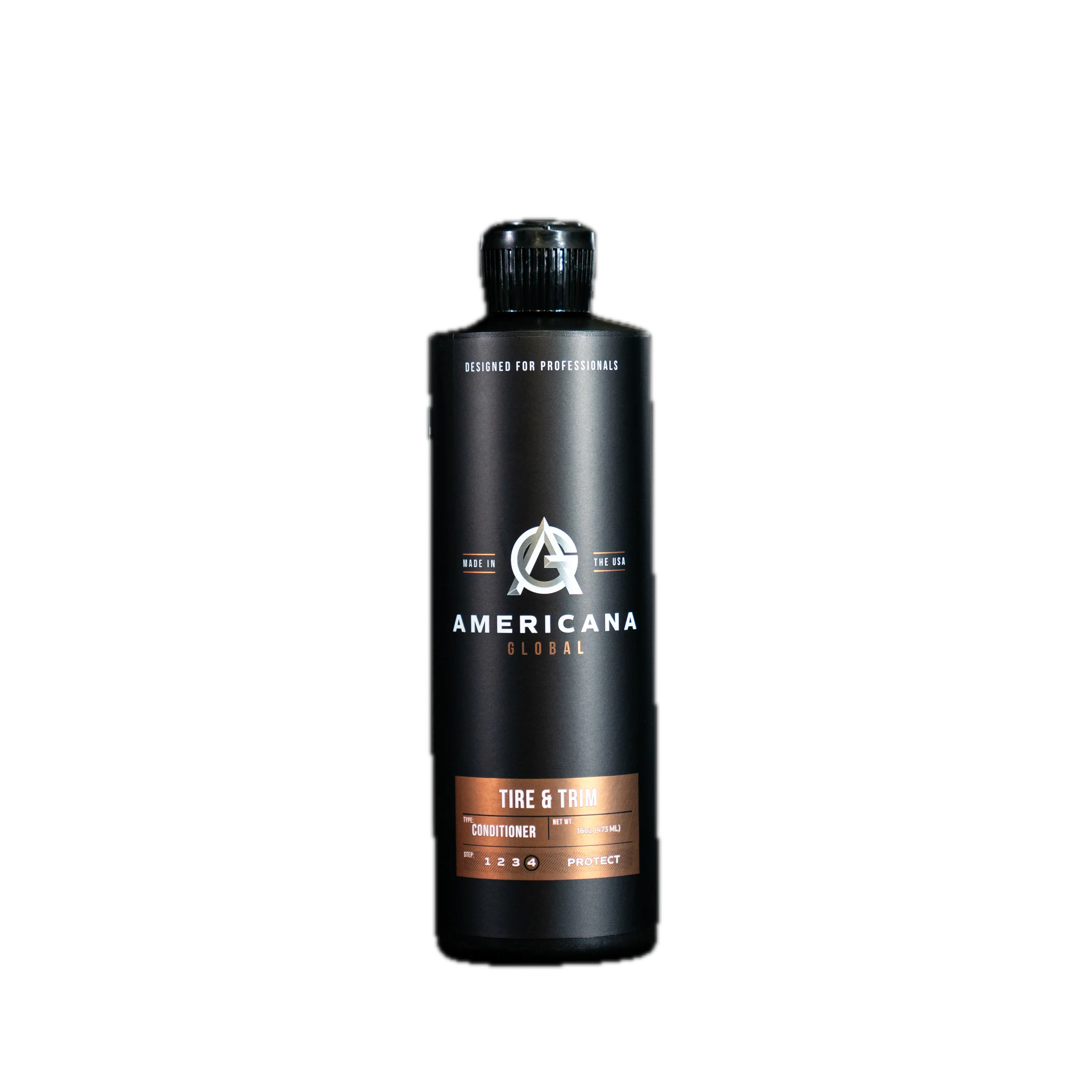 Americana Global Tire and Trim Conditioner | Automotive Tire Shine and Plastic Trim Restorer | Shines and restores vehicle plastics and tires