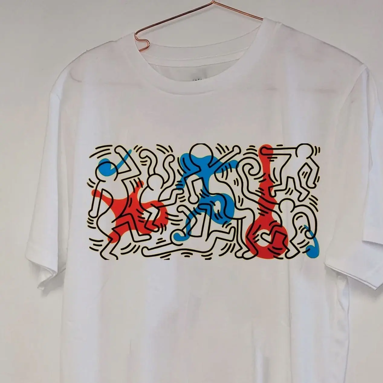 Rare! Keith Haring Band Shirt Unisex Concert S to 5XL CR336 7