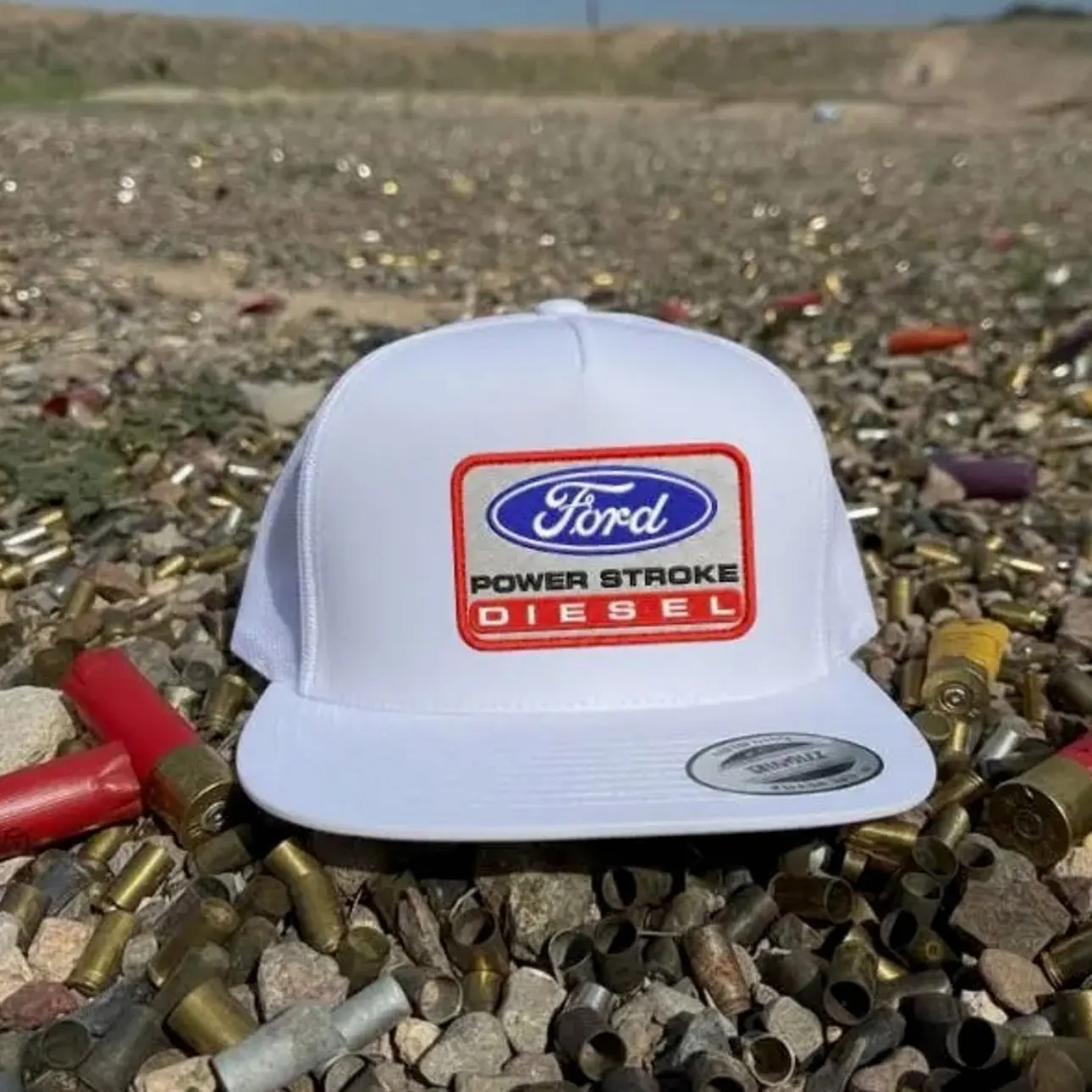 Ford Power Stroke Diesel Snapback Hat | Diesel Truck Patch Trucker Cap | Power Stroke Style Mesh Snapback Hat | Funny Diesel Driver Flat Bill Cap