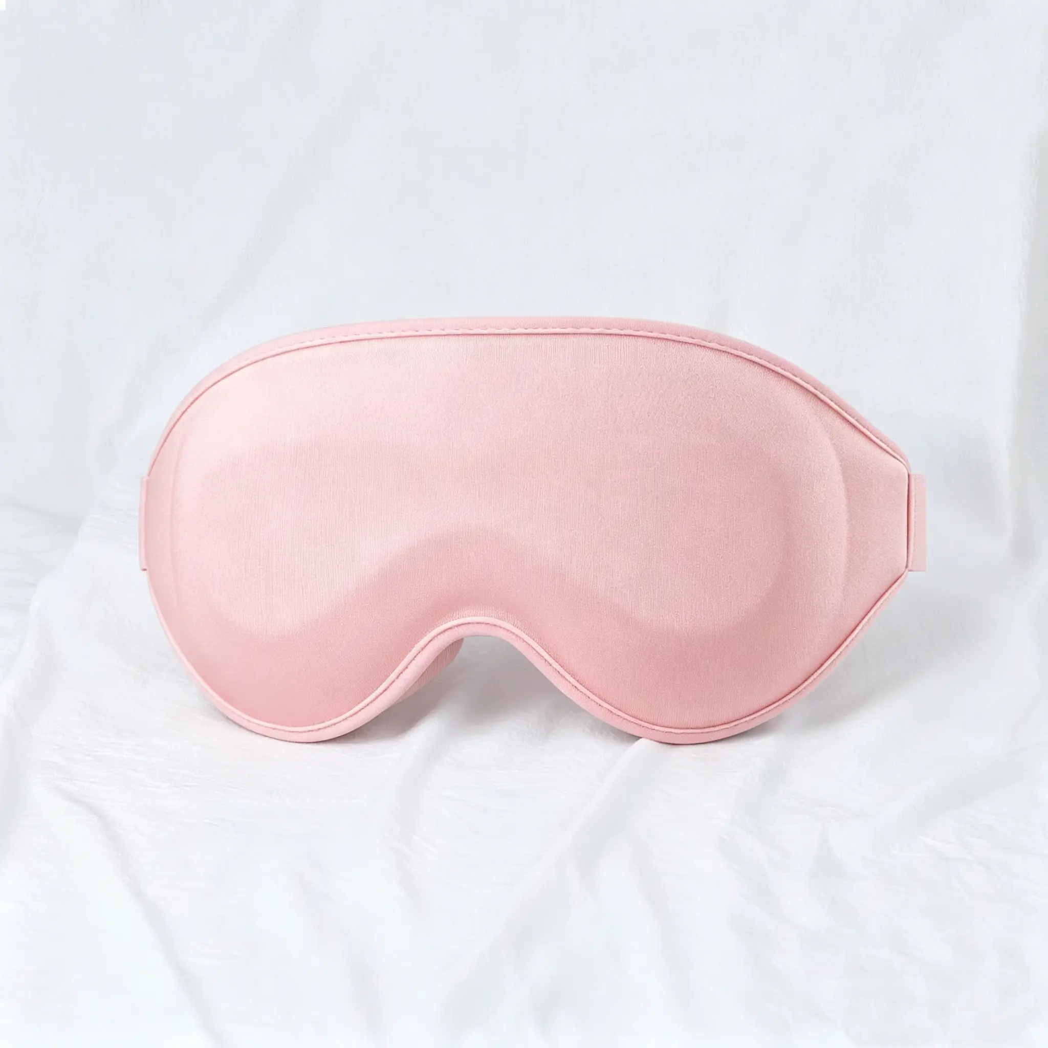 3D Total Blackout Sleep Mask, Ultra-Light Silky Eye Mask with Fully Adjustable Strap for Home, Office, Travel, Meditation & Yoga, Christmas Gift for Her, Birthday Gift, Back to School