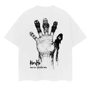 Dorohedoro "Caiman" Vintage Oversized Tee Anime T-shirt 100% Cotton Original Design Men's Top Casual Streetwear Menswear Tshirt
