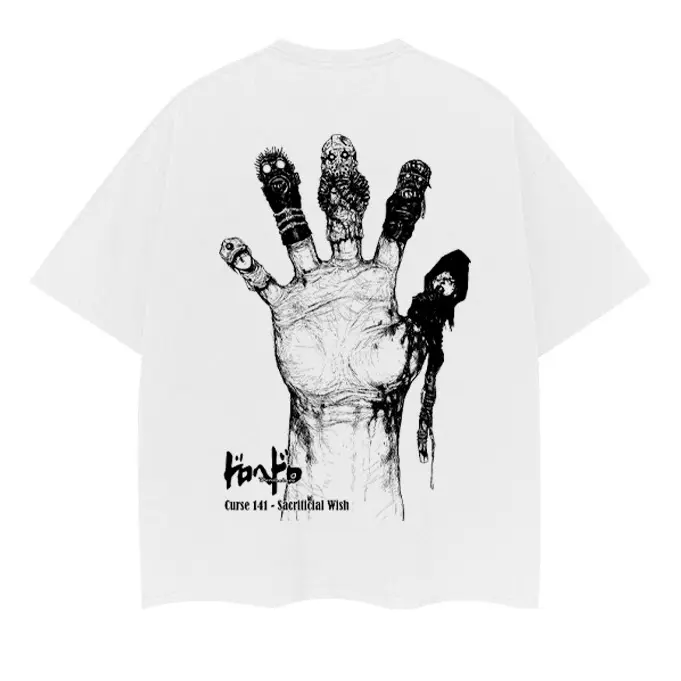 Dorohedoro "Caiman" Retro Print Oversized Mens Short-Sleeve Crewneck Round Neck T-Shirt, 100% Cotton Original Design Casual Streetwear Top, Easy to Style with Jeans, Retro Print Stays Bold, Shortsleeve, Casual Crewneck Tshirt