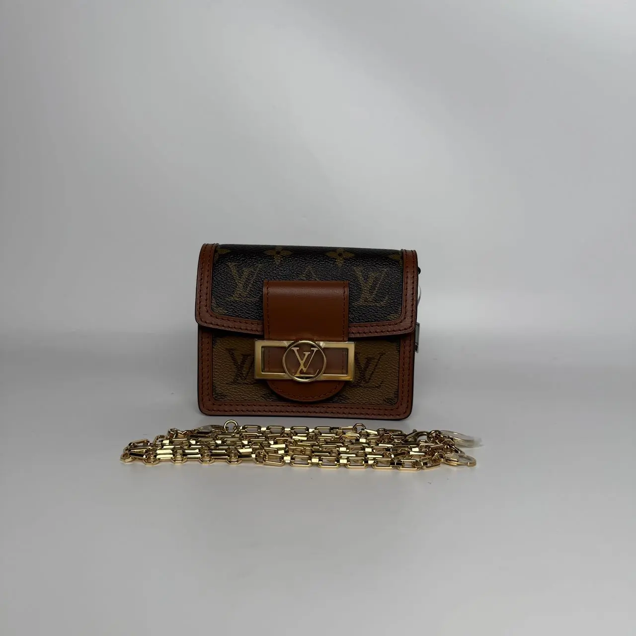 Pre-owned Louis Vuitton canvas Shoulder Bags LV Dauphine super MINI Bag【BF 12Z】