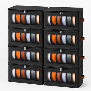 Consumables Storage Bags (8-Piece Set)-3D Printing Filament Storage Bags with Desiccant Holds 24 Rolls 3D Printing Accessories Organizer-Ideal for Home Office Studio and Workshop Use