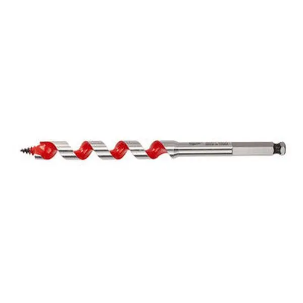 Milwaukee 48-13-0700 1/2 in Diameter Alloy Steel Auger Bit, 4 in Flute, for Drilling, Shank Fit Power Tool Accessory