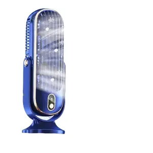 Cross-border Portable Fan USB Rechargeable for Car & Home Use Brushless Motor Oscillating Function Small Fan New Product