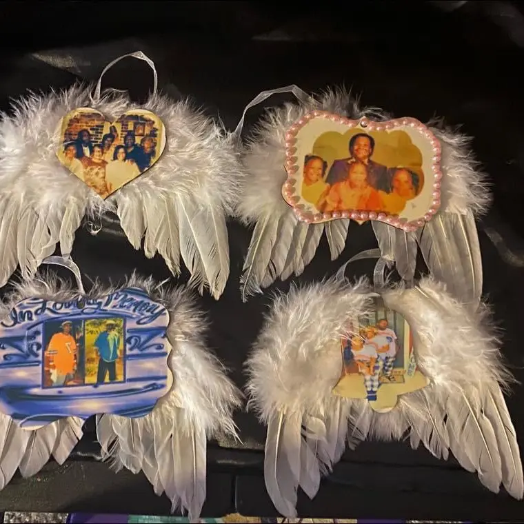 Sublimation Photo KeepSake Ornament with Wings