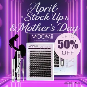 ZORA | MOOMii Flora Luxe DIY Lash Clusters, D Curl 8–18mm Long-Lasting with Bond & Seal, Tweezers & Remover, Ultra-Soft Thin Band, Waterproof Natural Flora V-Shape Look, Lightweight Daily Volume, Beginner-Friendly Lashes, Clean Girl Makeup Gift