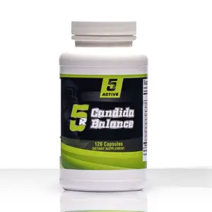 5 Active Candida Balance - 120 Cápsulas Suplemento dietético para el tratamiento de la candidiasis