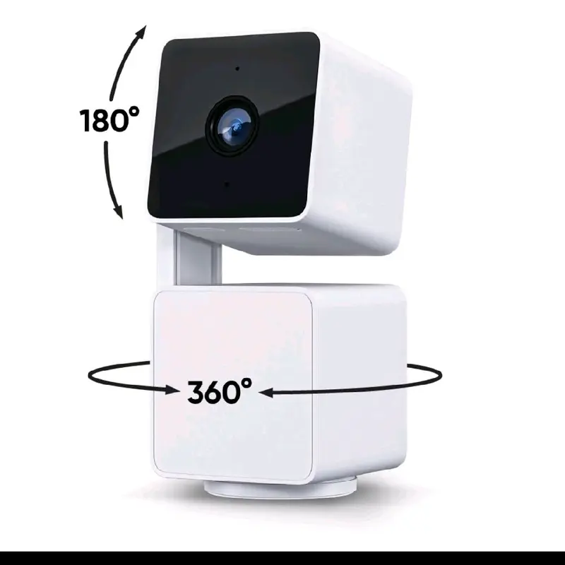 Wyze Cam Pan v3 - #1 Security Camera on TikTok Wired Indoor/Outdoor PTZ with 360° Motion Tracking Color Night Vision HD WiFi Baby Monitor Pet Camera