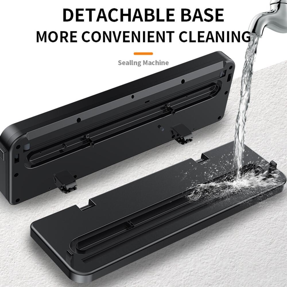 Vacuum Sealer Machine Automatic 65kPa, Food Sealer with 30cm Seal Width, External Hose and 30 Vacuum Bags for Dry & Wet Food