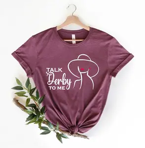 Gildan Unisex T-shirts, Talk Derby To Me, Kentucky Derby Shirt, 2024 Kentucky Derby Shirt, Kentucky Derby Party Shirt, Racing Horse Racing Shirt, Race Weekend Shirt