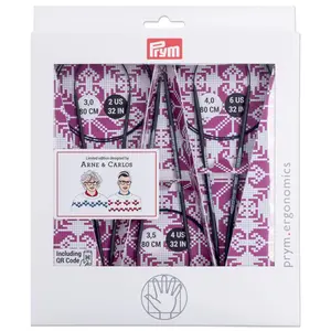 32" Limited Edition Arne & Carlos Circular Knitting Needles Set, Carbon