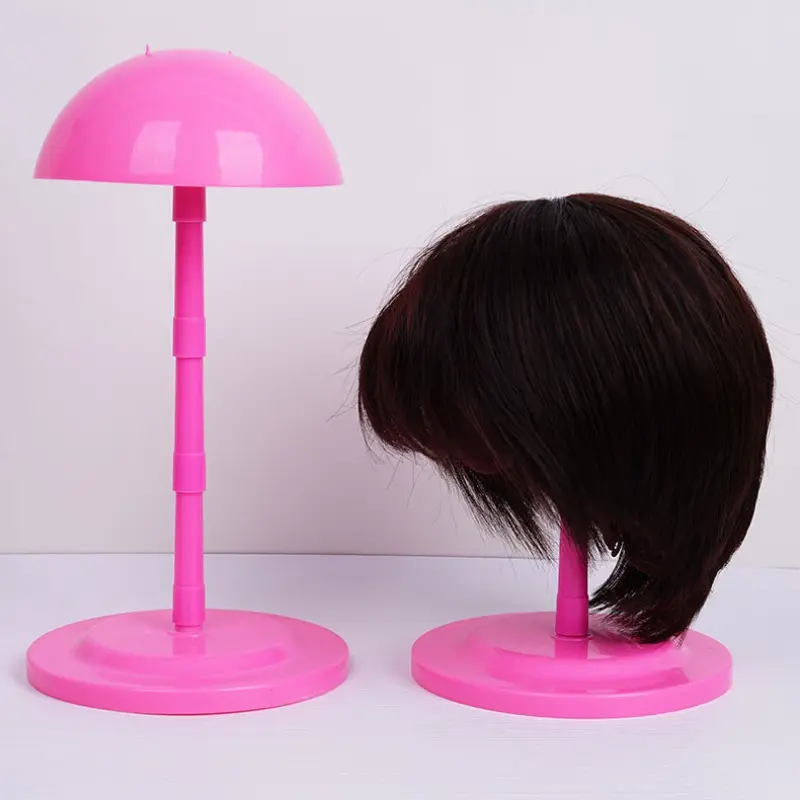 Portable Wigs and Hats Display Stand, Adjustable Height, Ideal for Professional Use in Salons, Perfect for Easily Styling and Storage, Hair Accessories Organizer, Style