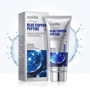 Hydrating Gentle Cleanser with Blue Copper Peptides  Hydrating Foaming Face Wash, for Sensitive Fragrance Free, Soap Free and Non-Foaming