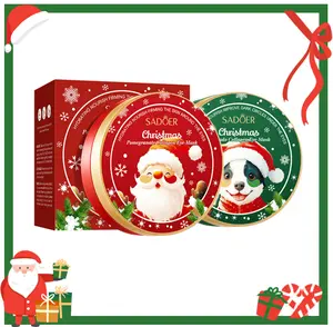 2-Pack Christmas Collagen Eye Masks Moisturizing Reduces Puffiness Dark Circles Fine Lines Stocking Stuffer Gift for Women Girls