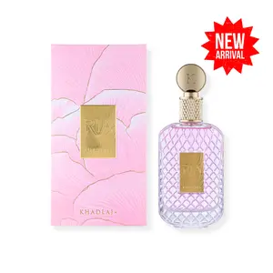 Khadlaj Ria Eau De Parfum, Perfumes for Women, 3.4fl.oz-100ml, Aromatic Fruity Fragrance, Floral Fruity Oriental