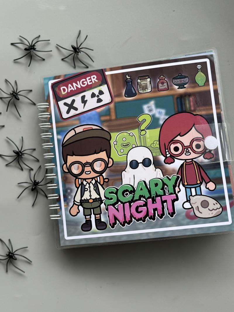 Halloween activity book, busy book, educational paper dress up dolls, toddler paper doll house, lulu printable paper dolls