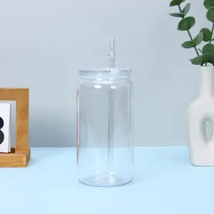 16oz Portable Plastic Coffee Cup with Straw, Unisex Outdoor Travel Mug for Students and Couples, Durable and Convenient Design, Straw Portable Bottle, Water Bottle Straw