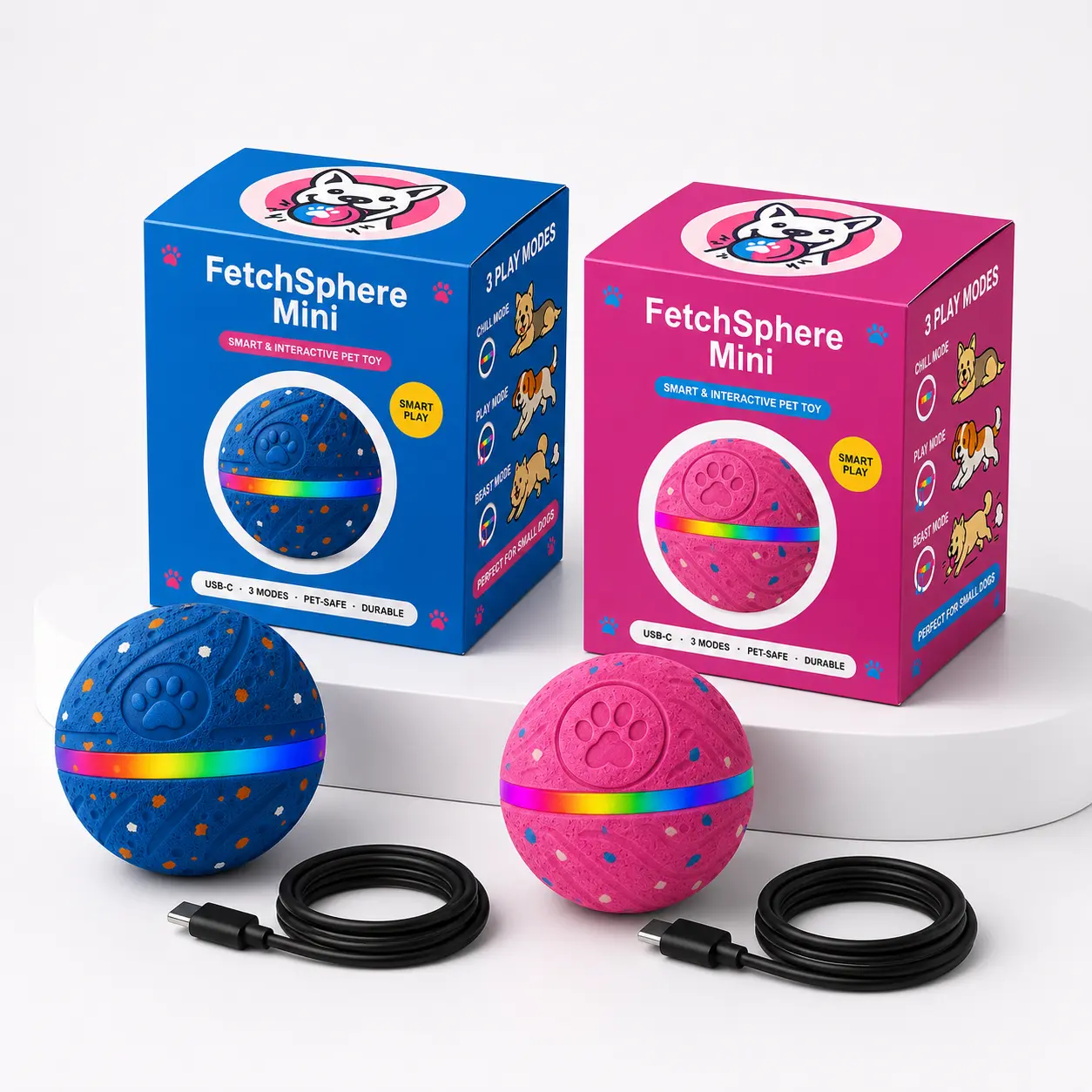 FetchSphere Mini Smart Ball 2-Pack
