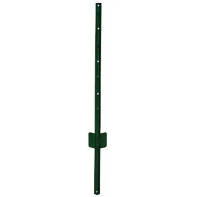 212 MAIN 4 ft. Light Duty U-Style Green Steel Fence Post, Steel Post