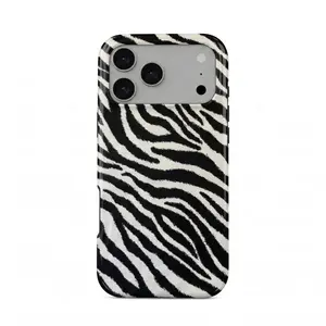 Zebra Stripe Aesthetic Phone Case, Aesthetic Animal Print Phonecase, Cute Aesthetic Animal Stripe Cover For Iphone 17 Promax, 17 Pro, 16 Promax