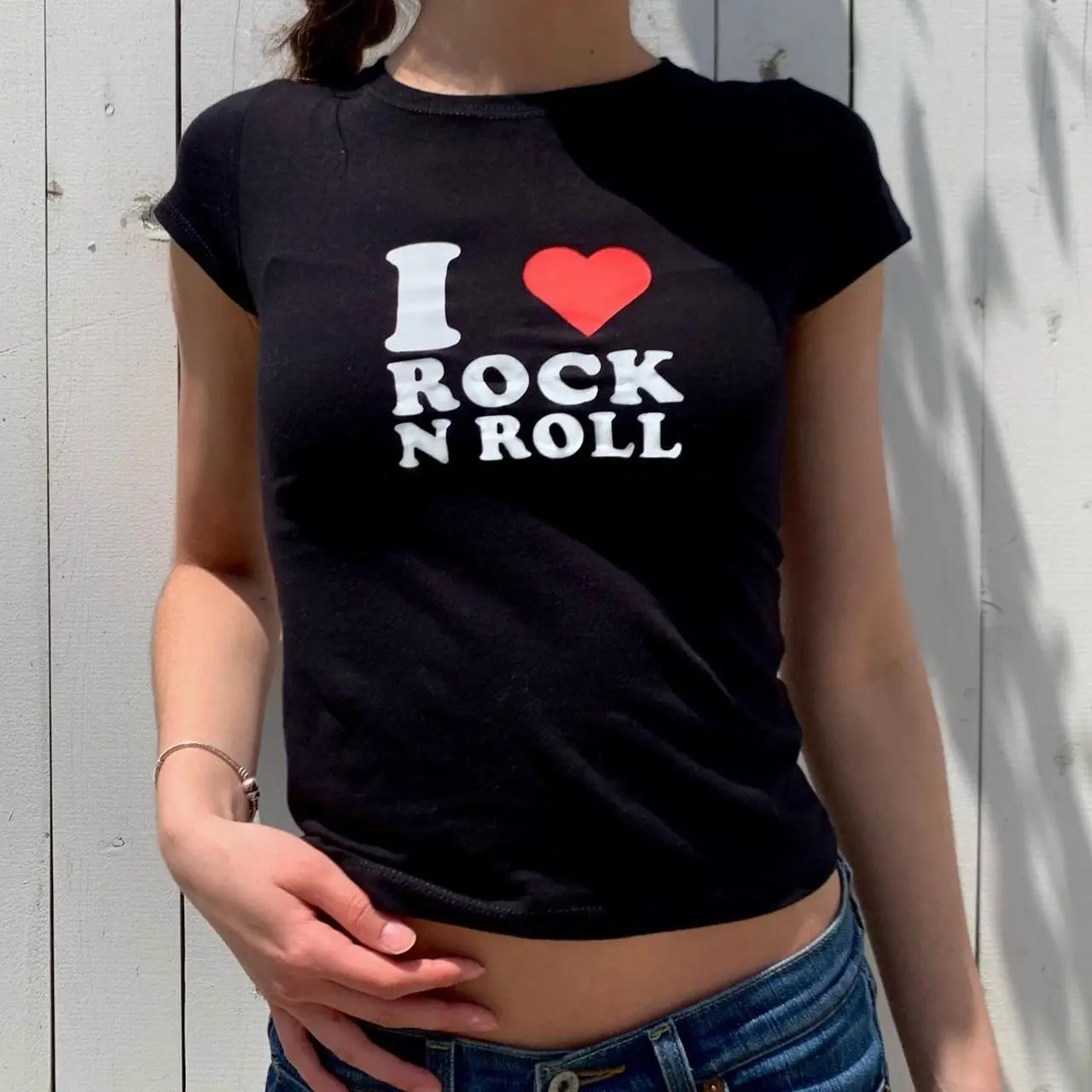 I Heart Rock N Roll Top
