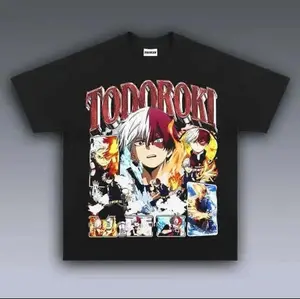My Hero Academy Todoroki Shouto T-Shirt, Anmie Funny T-shirt, Manga Tee, Gift for Anime Lover