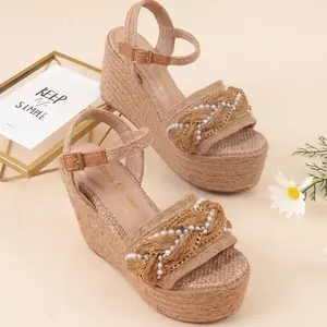 Sabrina Women's Colombian Platform Wedge Sandals - Lightweight, Comfortable
